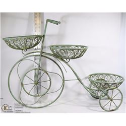 LARGE METAL BIKE FLOWER PLANTER