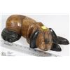 Image 1 : DECORATIVE WOOD SLEEPING DOG