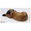 Image 2 : DECORATIVE WOOD SLEEPING DOG