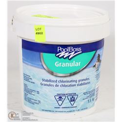 NEW BUCKET OF STABILIZED CHLORINATING GRANULES