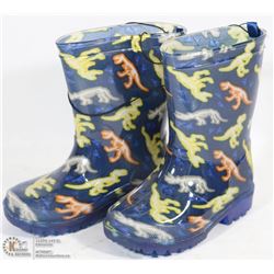 PAIR OF BOYS LITE-UP RUBBER BOOTS SIZE 7