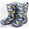 Image 1 : PAIR OF BOYS LITE-UP RUBBER BOOTS SIZE 7