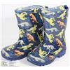 Image 1 : PAIR OF "BOYS" LITE UP RUBBER BOOTS SIZE 6