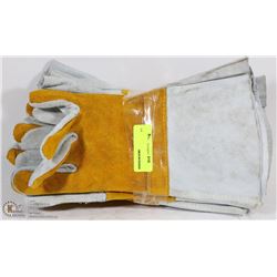 BUNDLE OF HEAVY DUTY WORK GLOVES SIZE LARGE