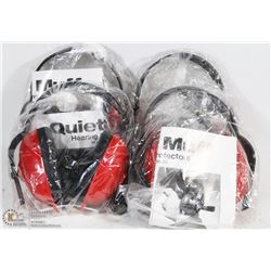 LOT OF 4 HEARING MUFF PROTECTORS  NEW