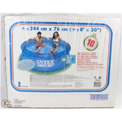NEW INTEX EASY SET 8 FEET DIAMETER INFLATABLE