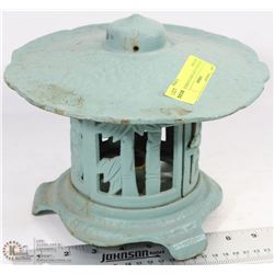 ANTIQUE CAST IRON CANDLE HOLDER