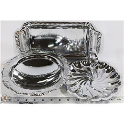 FLAT OF SERVING DISHES