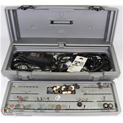 DREMEL W/ ASST BITS IN HARD CASE