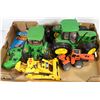 Image 1 : LOT OF 5 FARM TOYS INCL REMOTE CONTROL JD ERTL