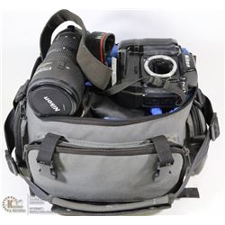 NIKON MB-10 CAMERA W/ CHARGER, BATTERY, LENSES &