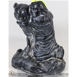 INUIT THEMED STATUE – BOY AND WOLF