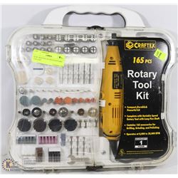 NEW CRAFTEX 165 PIECES ROTARY TOOL KIT