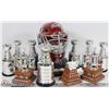 Image 1 : LOT OF 11 HOCKEY MINI STANLEY CUPS + TROPHIES