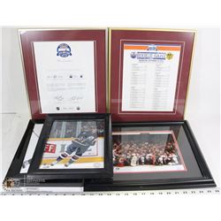 FRAMED OILER ROOKIE ROSTER ( CONNOR MCDAVID)  +