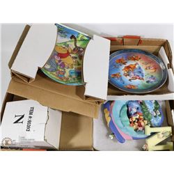 LOT OF 3 DISNEY WINNIE THE POOH COLLECTIBLE PLATES