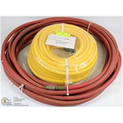 NEW 100 FT 3/8" 300 PSI AIR HOSE PLUS 50' USED