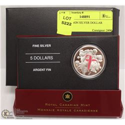 PINK RIBBON SILVER DOLLAR