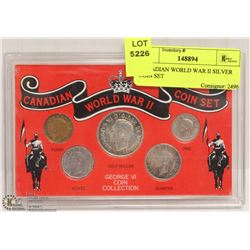 CANADIAN WORLD WAR II SILVER COIN SET