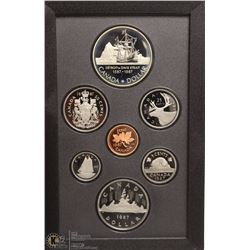 1987 RCM SILVER PROOF DOUBLE DOLLAR SET