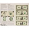 Image 1 : 4 UNCUT US DOLLAR BILL - SERIES 2009