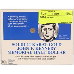 JFK GOLD COIN