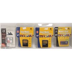 4 PCS OF NEW MEMORY STICK (VARIOUS TYPES)
