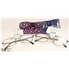 Image 1 : 3 PAIRS OF 1.50 STRENGTH READING GLASSES