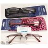 Image 1 : 3 PAIRS OF ASST STRENGTH READING GLASSES