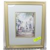 Image 1 : TRISHA ROMANCE PRINT FRAMED "WALK TO THE BEACH"