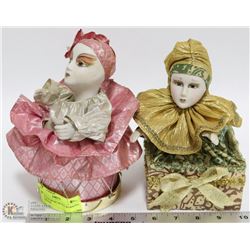 2 VINTAGE MUSIC BOXES WORKING AND MOVES