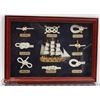 Image 1 : VINTAGE SAILOR KNOTS NAVAL 3D WALL DISPLAY