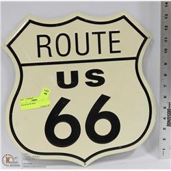 ROUTE 66 TIN SIGN