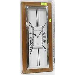 MODERN WOOD & METAL FRANKLIN & MURPHY WALL CLOCK