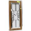 Image 1 : MODERN WOOD & METAL FRANKLIN & MURPHY WALL CLOCK