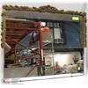 Image 1 : DEPRESSION ERA MIRROR WITH GOLD GUILDED FRAME