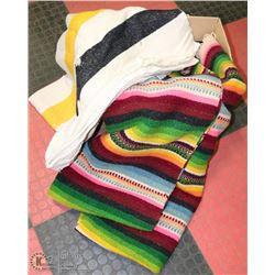 HUDSONS BAY BLANKET WITH MEXICAN BLANKET