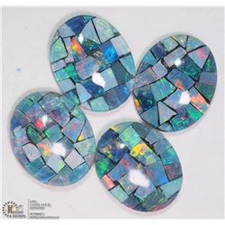 #1-4 GENUINE OPAL MOSAIC TRIPLET STONES