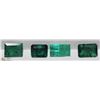 Image 2 : #10-GENUINE EMERALD CUT MAY BIRTHSTONE EMERALDS