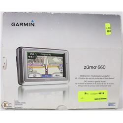 GARMIN ZUMO 660 WIDE SCREEN MOTORCYCLE NAVIGATOR