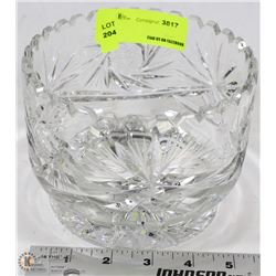 PINWHEEL CRYSTAL BOWL