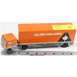 VINTAGE METAL ALLIED VAN LINE SCALED MODEL