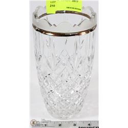 ESTATE CRYSTAL  VASE