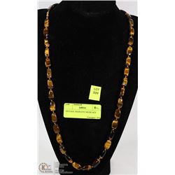 VINTAGE TIGER EYE NECKLACE