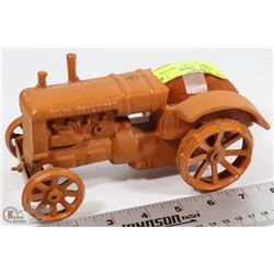 CAST IRON ORANGE TRACTOR