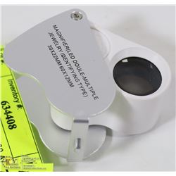 JEWELLERS MAGNIFIER 30 AND 60 POWER WITH LED