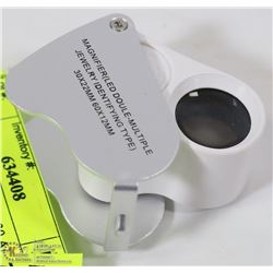 JEWELLERS MAGNIFIER 30 AND 60 POWER WITH LED
