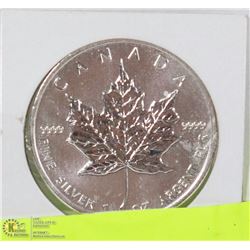 CANADIAN TROY OUNCE MAPLE LEAF SILVER COIN