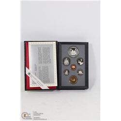 1989 CANADIAN PROOF SET W/ SILVER DOLLAR & 1