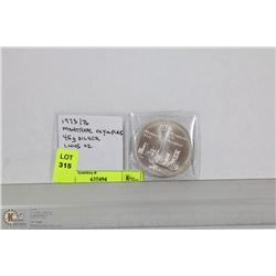 1973 CANADIAN OLYMPICS 10 DOLLAR SILVER 1OZ COIN